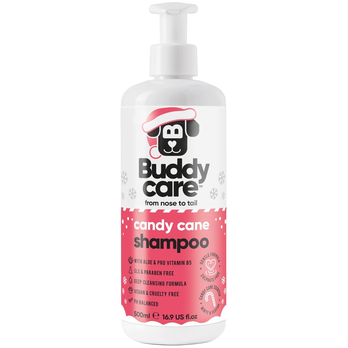 Candy Cane Dog Shampoo - PET Buddy'sPet Shampoo & Conditioner