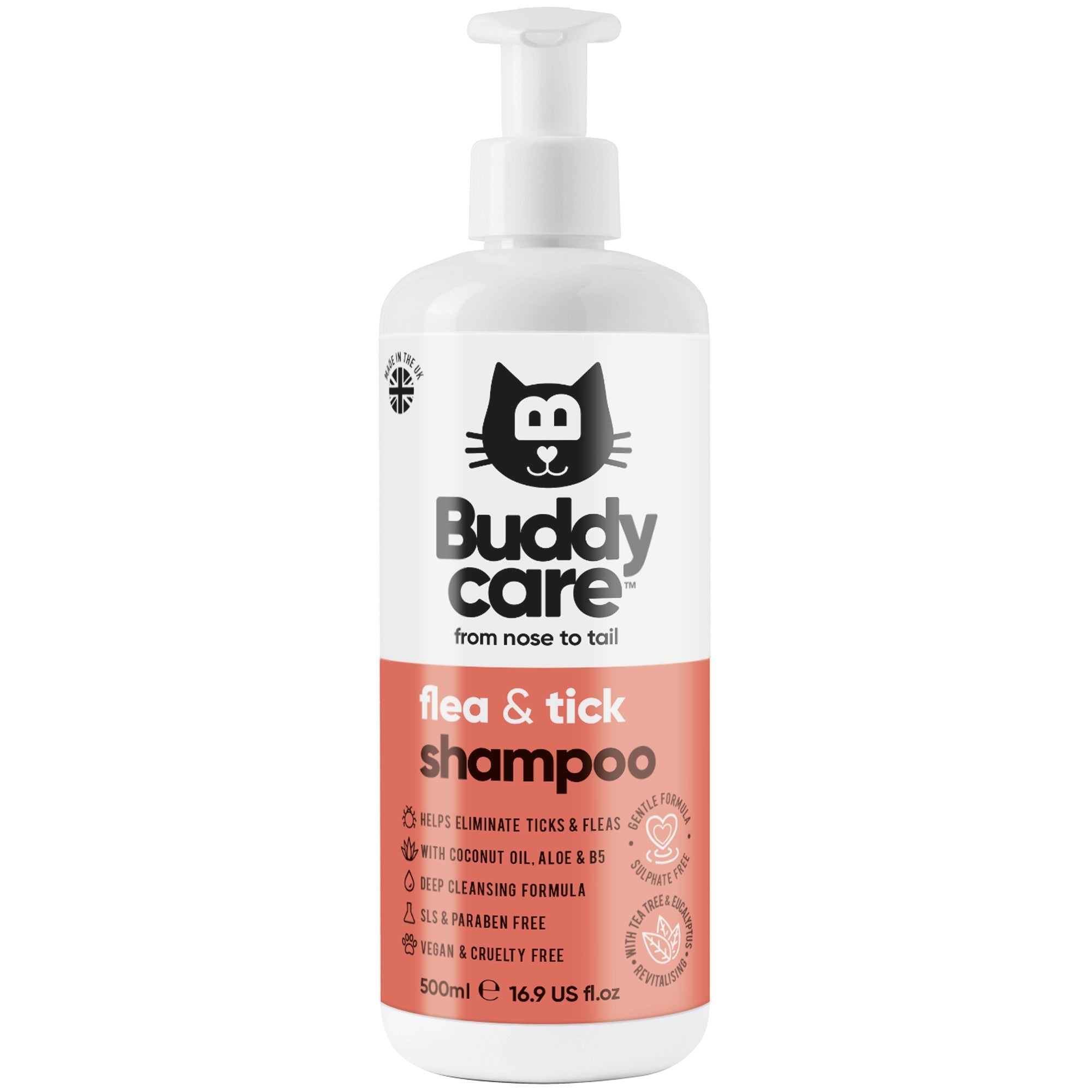 Flea & Tick Cat Shampoo - PET Buddy'sPet Shampoo & Conditioner