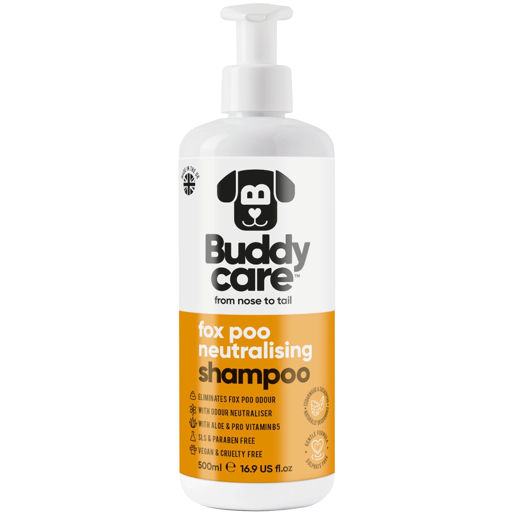 Fox Poo Neutralising Dog Shampoo - PET Buddy'sPet Shampoo & Conditioner
