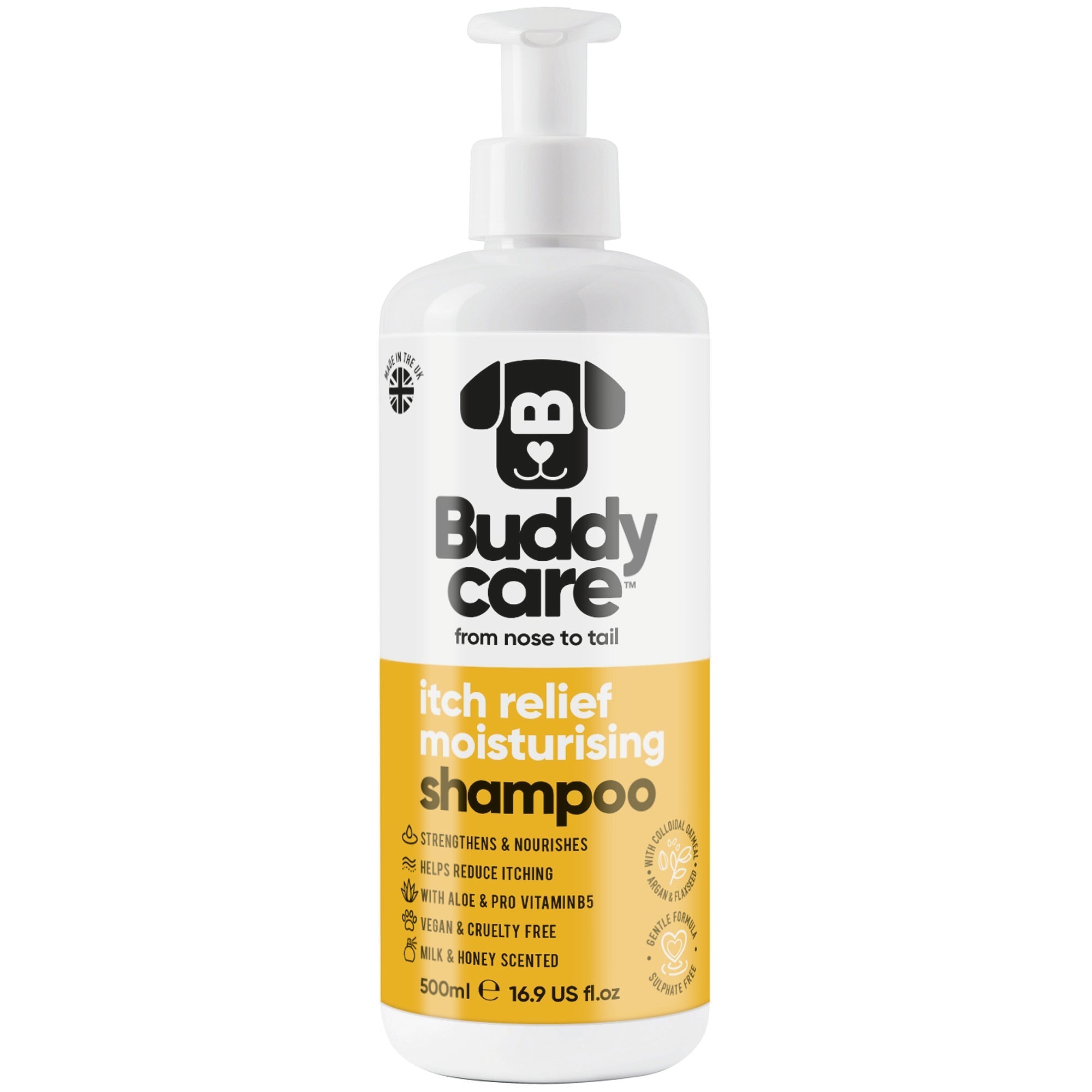 Itch Relief Milk & Honey Dog Shampoo - PET Buddy'sPet Shampoo & Conditioner