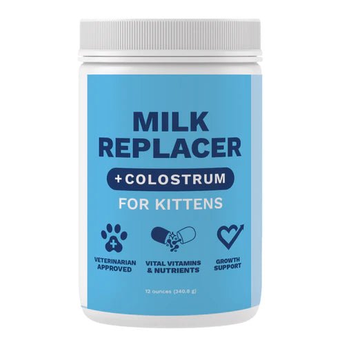 MILK REPLACER POWDER + COLOSTRUM - KITTEN 12oz JAR - PET Buddy'sPet Product