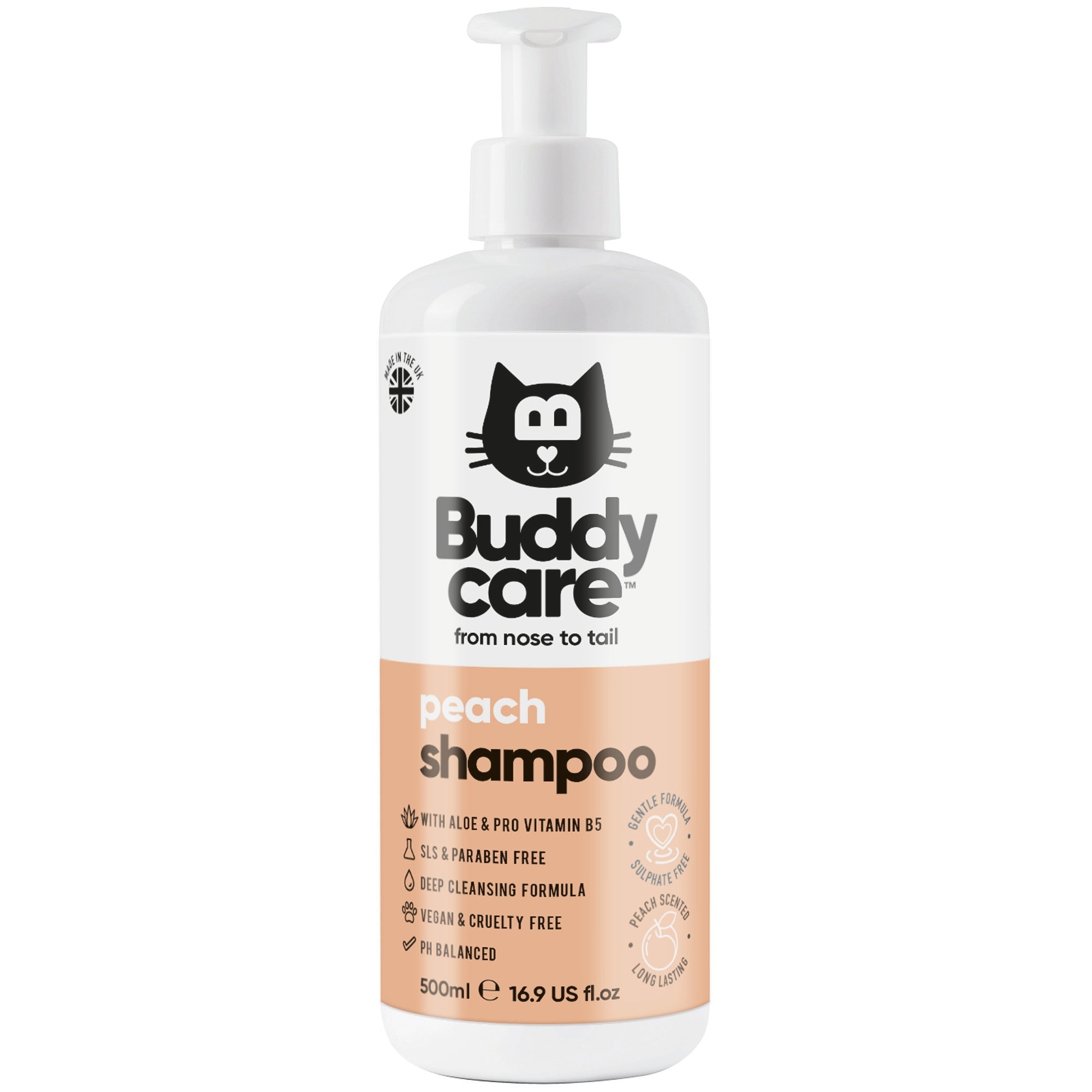Peach Cat Shampoo - PET Buddy'sPet Shampoo & Conditioner