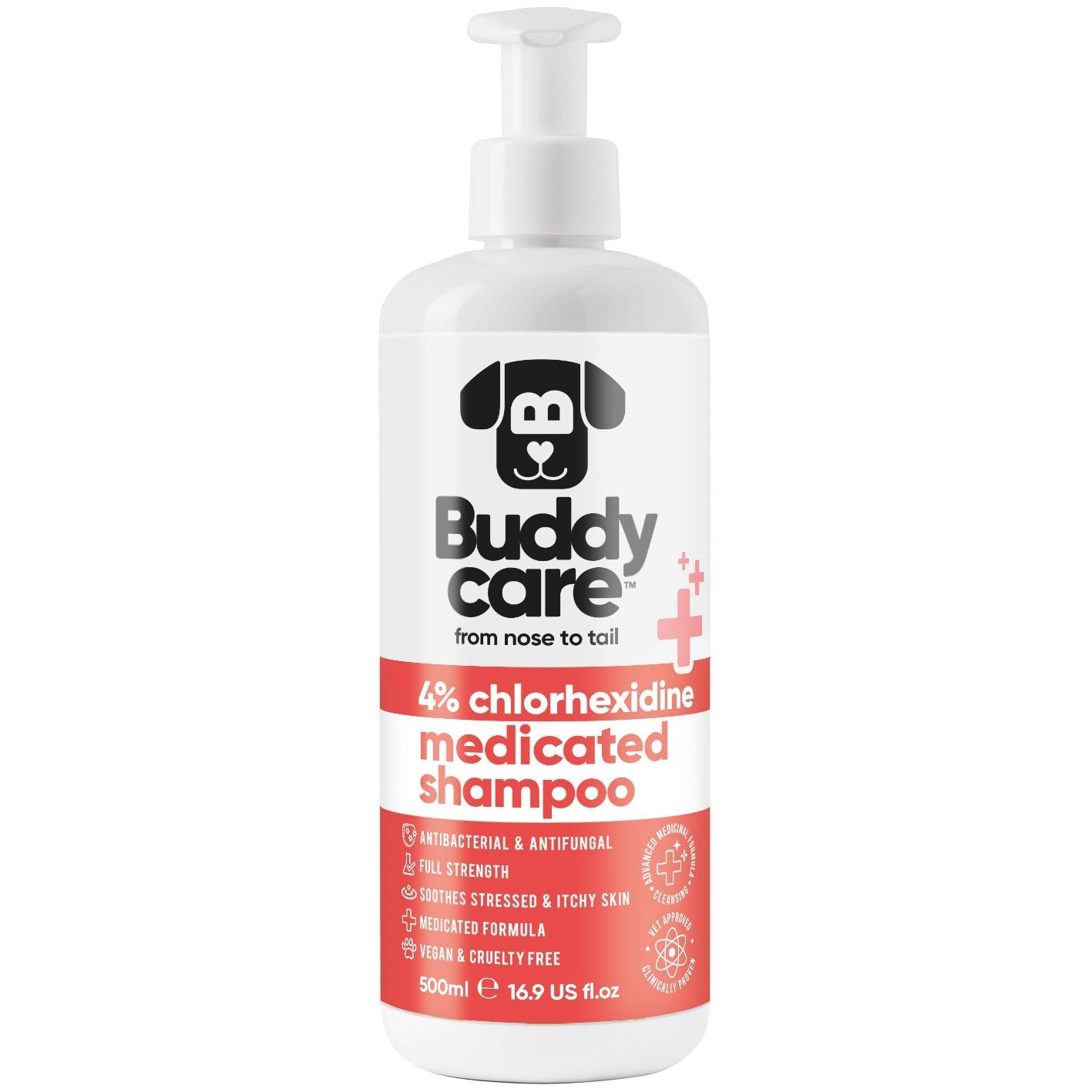 Pet Antiseptic Chlorhexidine Medicated Shampoo - PET Buddy'sPet Shampoo & Conditioner