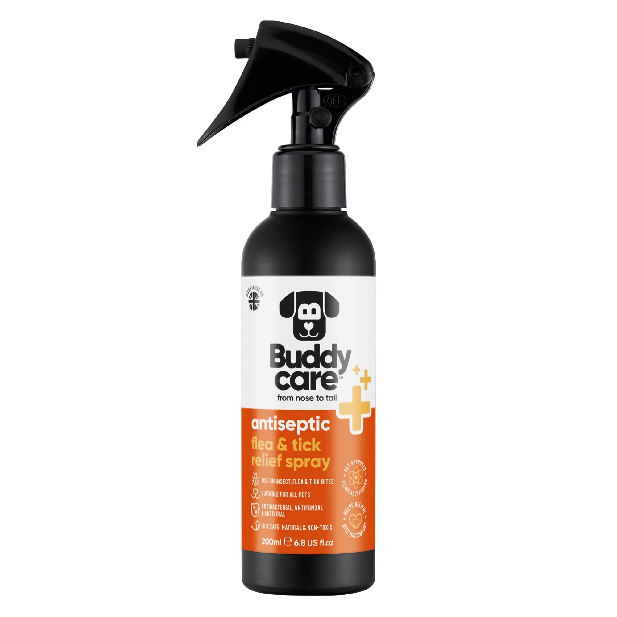 Pet Antiseptic Flea & Tick Relief Spray - PET Buddy's