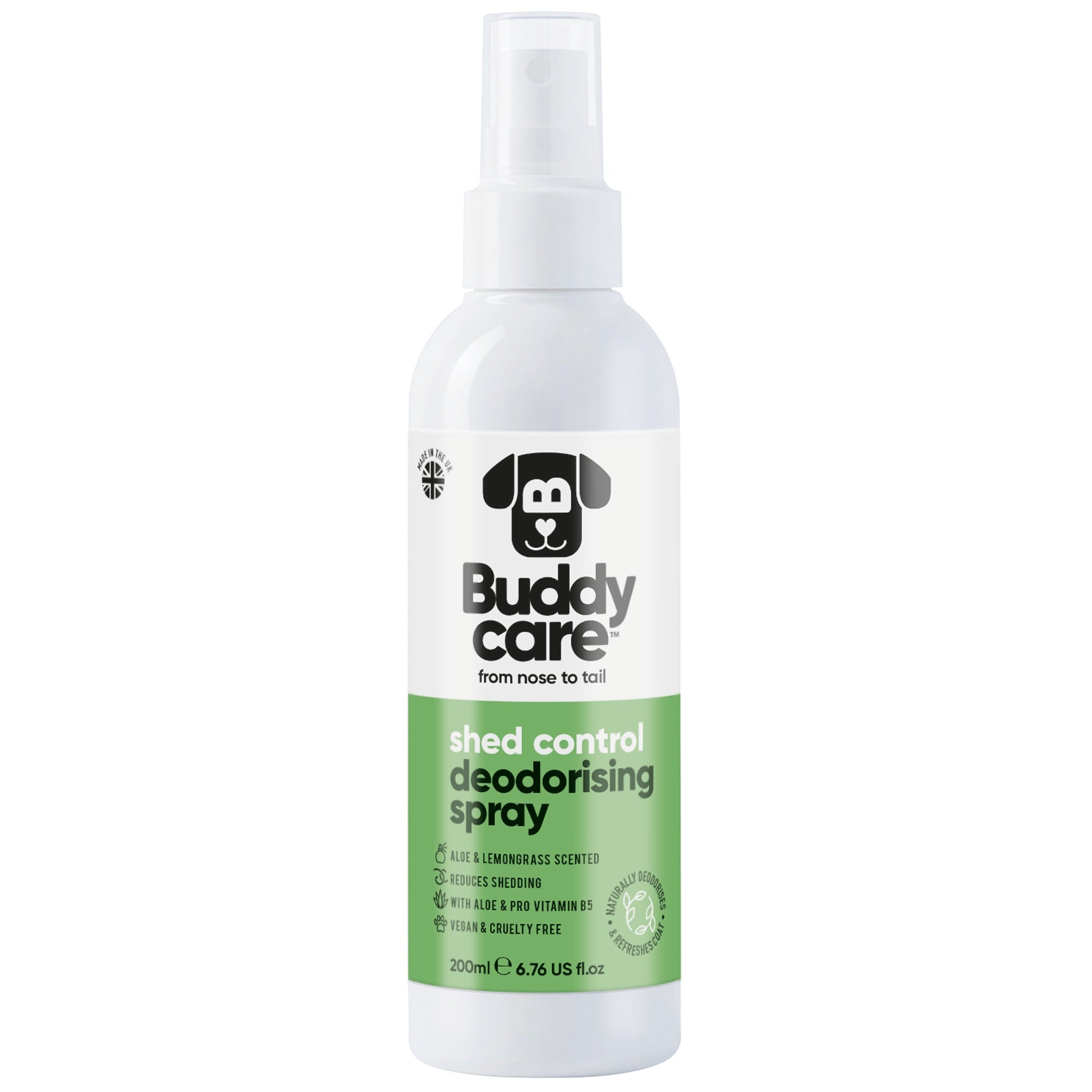 Shed Control Aloe & Lemongrass Dog Deodorising Spray - PET Buddy's