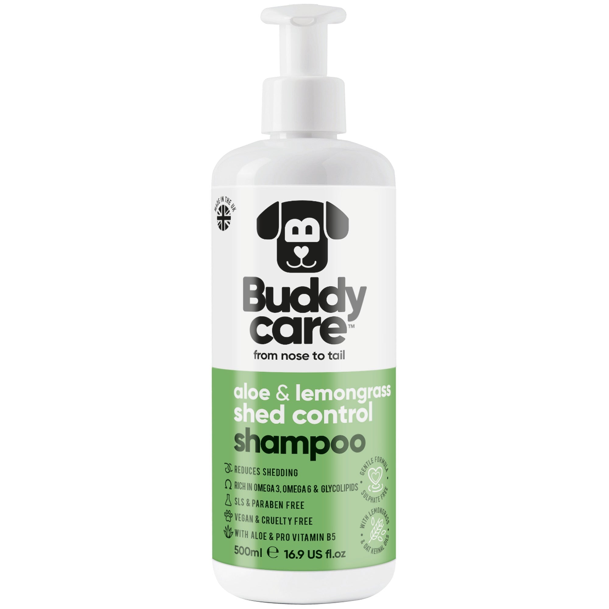 Shed Control Aloe & Lemongrass Dog Shampoo - PET Buddy'sPet Shampoo & Conditioner