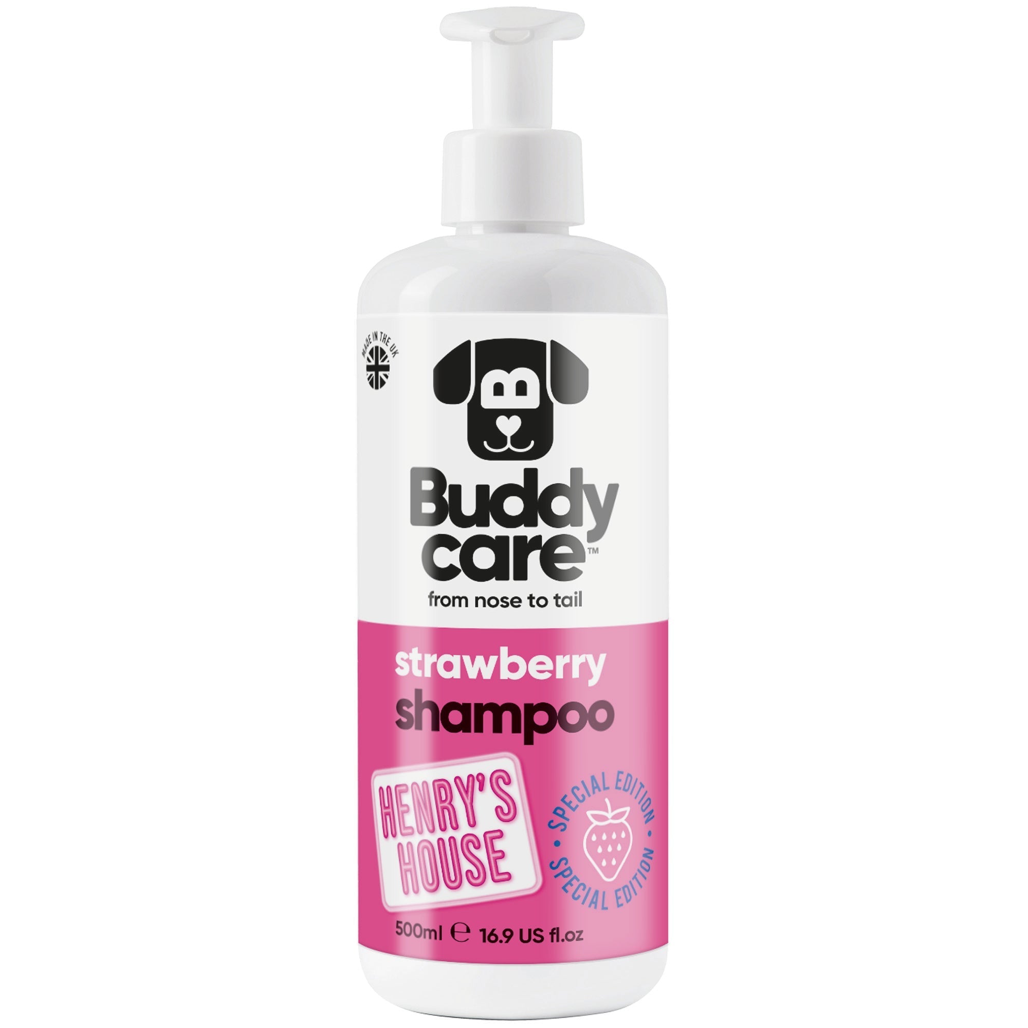 Special Edition Henry's House Strawberry Dog Shampoo - PET Buddy'sPet Shampoo & Conditioner