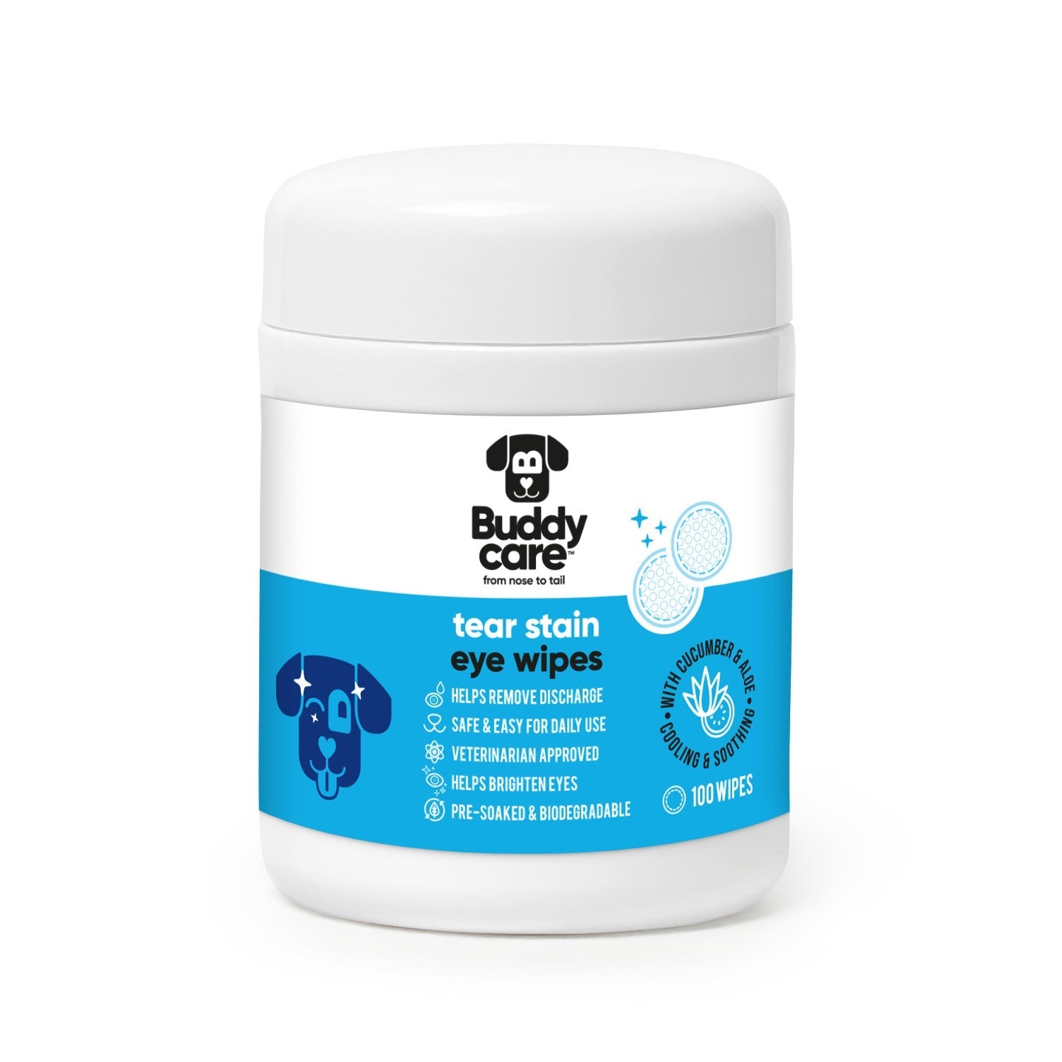 Tear Stain Eye Wipes - PET Buddy's
