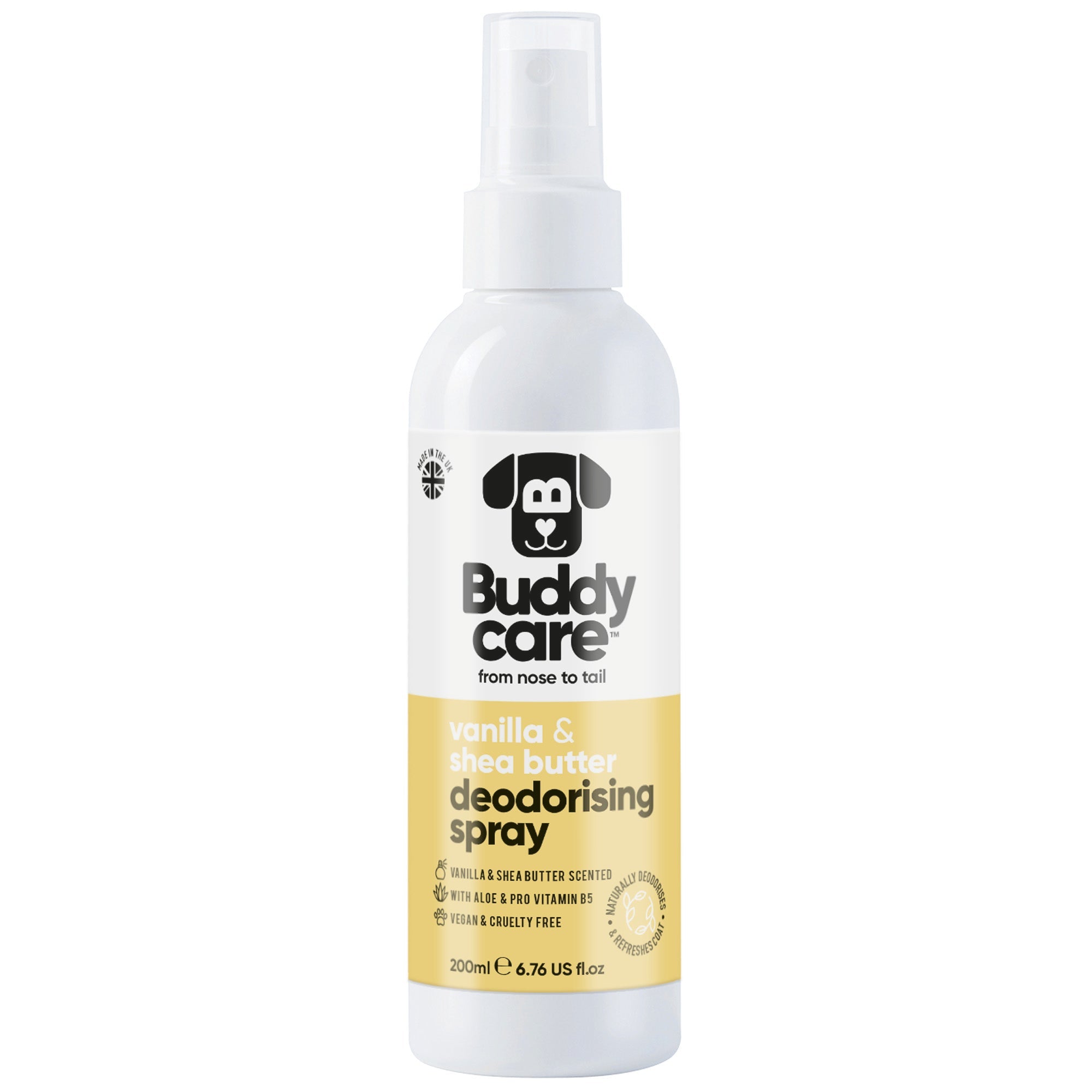Vanilla & Shea Butter Dog Deodorising Spray - PET Buddy's