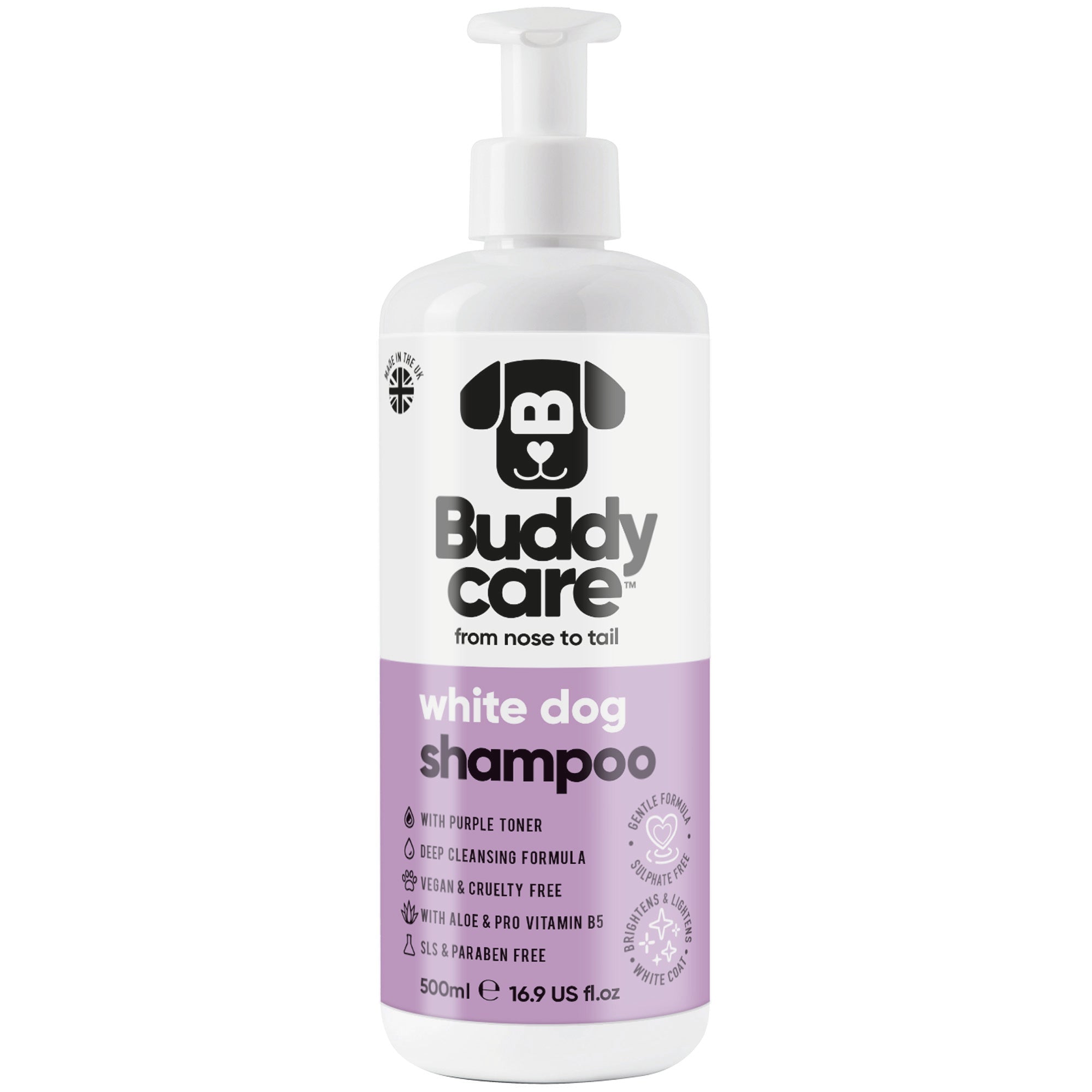 White Dog Shampoo - PET Buddy's